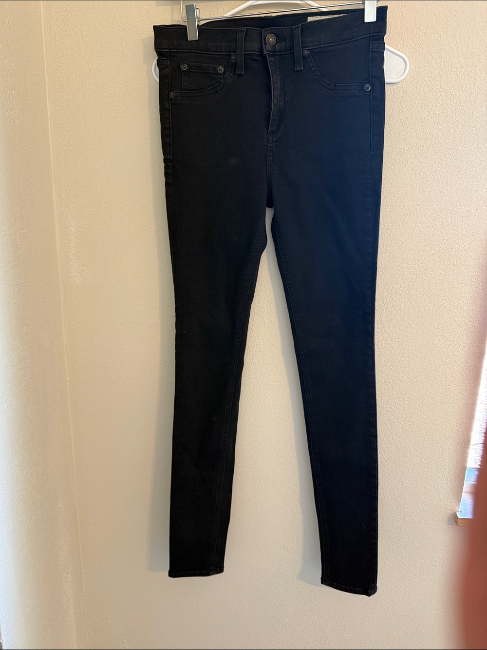 rag & bone Black Skinny Jeans